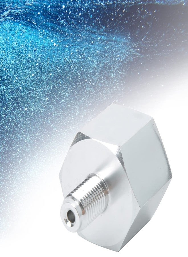Sunicon 3/8 to CGA320 Regulator Adapter, Aluminum CO2 Regulator Cylinder Adapter Pneumatics Connector Fitting Converter Accessories for Homebrew Beer Aquarium - Image 5